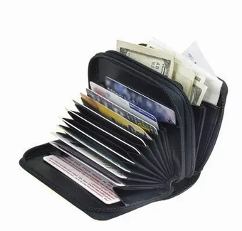 Стильная Визитница кошелек портмоне Micro Wallet, Черный