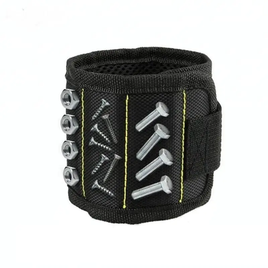 Магнитный Браслет для инструментов Magnetic Wristband черный, Черный