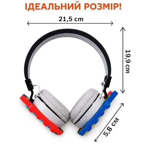 Наушники AKZ-K33 для детей и подростков беспроводные, Темно-синий
