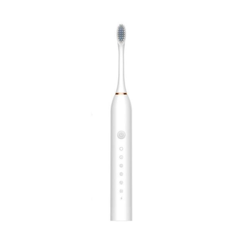 Электрическая зубная щетка Sonic Toothbrush Х-3 ультразвуковая аккумуляторная 4 сменные насадки в комплекте
