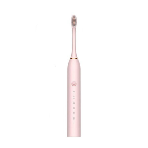 Электрическая зубная щетка Sonic Toothbrush Х-3 ультразвуковая аккумуляторная 4 сменные насадки в комплекте