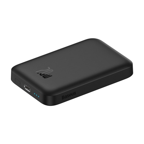 Внешний аккумулятор магнитный MagSafe Baseus 6000mAh 20W черный