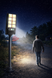 Вуличний ліхтар на стовп Solar sensor light BK-120-8COB-B з датчиком руху та сонячною панеллю