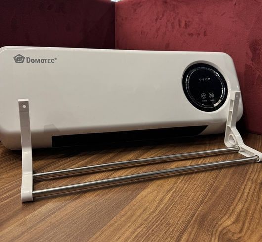 Настінний обігрівач Domotec MS-5963 White 2000Вт з пультом та сушаркою