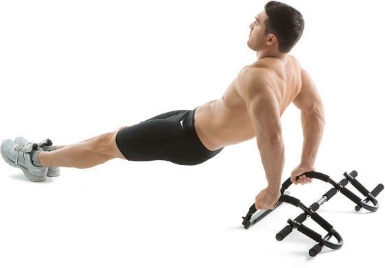 Домашний тренажер турник в дверной проем Door Gym Xtreme, Черный