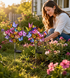 Садовий світильник &laquo;Метелики&raquo; на сонячній батареї 26X-91 / Набір садових ліхтарів з LED-підсвічуванням 2 шт