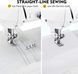 Міні швейна машинка Sewing Machine 202A з педаллю / Швейна машинка FHSM 202 A з дошкою від мережі та батарейок