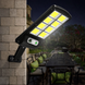 Вуличний ліхтар на стовп Solar sensor light BK-120-8COB-B з датчиком руху та сонячною панеллю