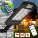 Вуличний ліхтар на стовп Solar sensor light BK-120-8COB-B з датчиком руху та сонячною панеллю