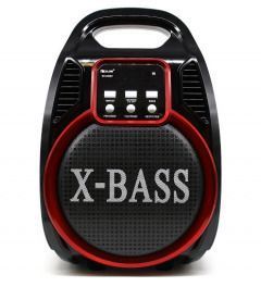 Портативная колонка Golon RX-820BT 30 Вт + микрофон и пульт ДУ с функцией Bluetooth/TF Card/FM Черная, Черный