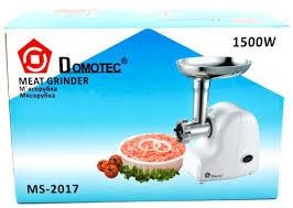 Электромясорубка Domotec MS 2017 1500W, Кухонная электрическая мясорубка