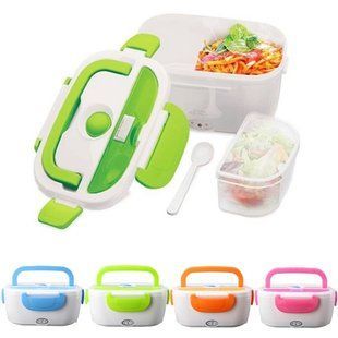 Ланчбокс с подогревом еды 220V, Electric lunch box, ланч-бокс, Оранжевый