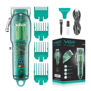 Профессиональная машинка для стрижки VGR Professional Clipper Transparent V-660