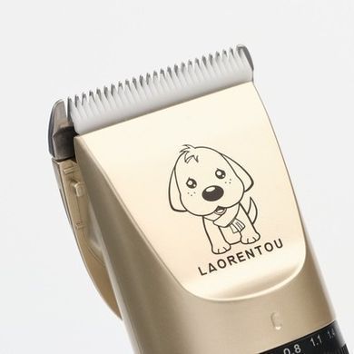 Набір для грумінгу SN-230 Pet Grooming Hair Clipper Kit тример для тварин машинка для стрижки собак та котів, Золотий