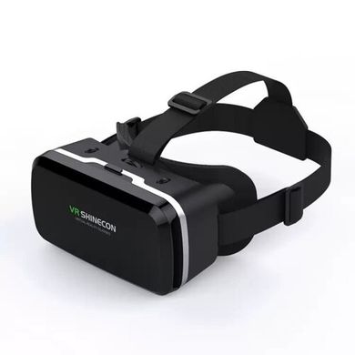 Окуляри 3D віртуальної реальності ТРМ VR SHINECON c пультом та підтримкою екранів від 4 до 6 дюймів Чорний, Черный