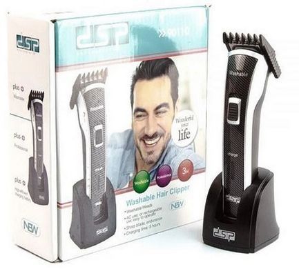 Машинка для стрижки волосся DSP 90110, Черный
