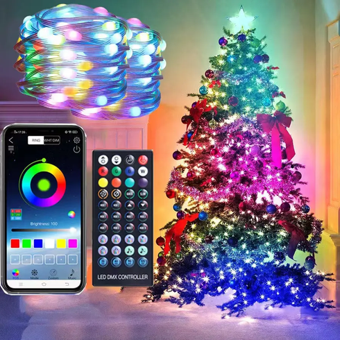 Гірлянда вуличні вогні 3M Smart Bluetooth App Control світлодіодна LED