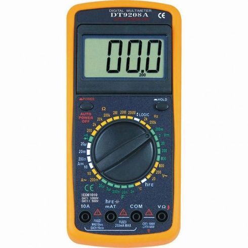 Цифровой тестер, мультиметр DT 9208A