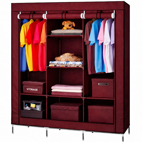 Тканинна шафа HCX Storage Wardrobe 88130 Бордо