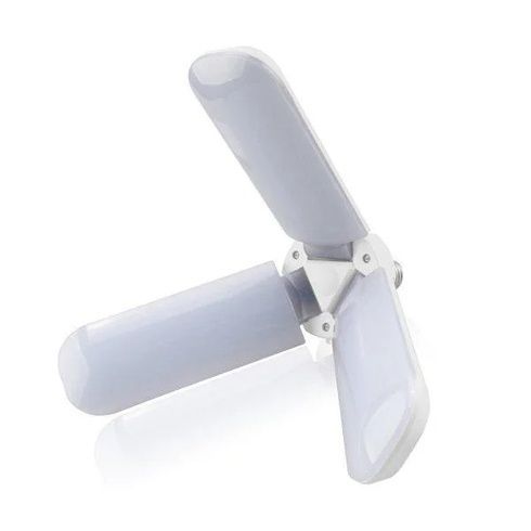 Світлодіодна лампа Fan Blade Led 45W E27 потрійна у формі вентилятора, Білий