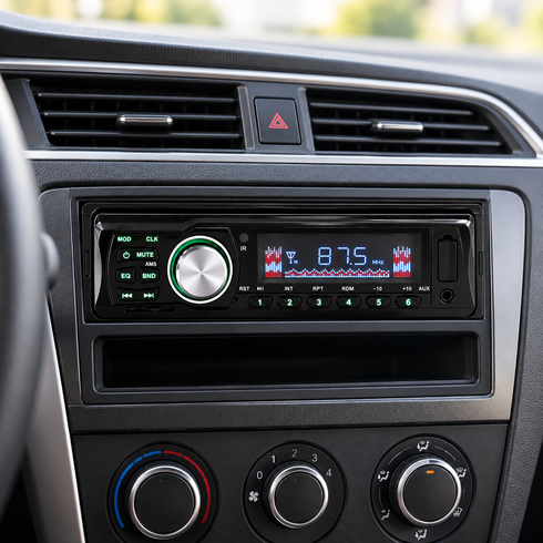 Автомагнитола 1DIN 2035 / Автомобильная магнитола с пультом / Магнитола USB/SD/FM/AUX