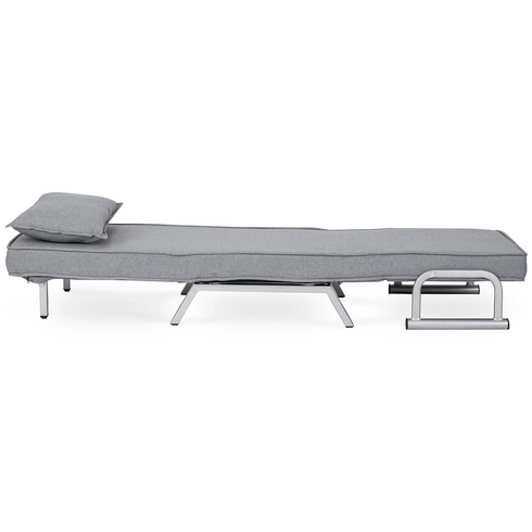 Раскладное кресло,раскладушка MEBEL ELITE BART,серый