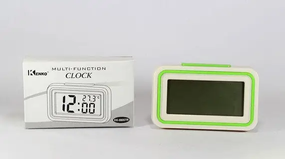 Голосовые часы, будильник UKC KK-9905 TR White/Green
