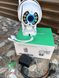 Уличная камера UKC Видеонаблюдения WIFI IP беспроводная наружная поворотная PTZ 360 с блоком питания