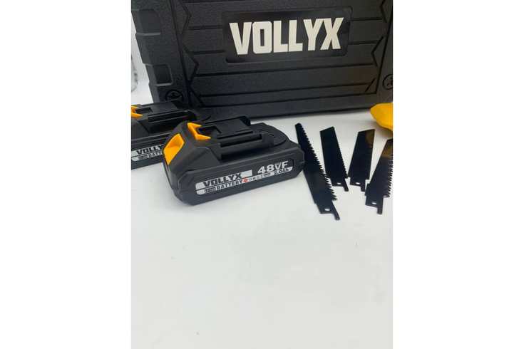 Портативная аккумуляторная сабельная пила лобзик 48V 2АКБ YELLOW