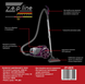 Пилосос контейнерний 4л Zepline ZP-6805 бузковий