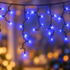 Вулична світлодіодна гірлянда 200 LED / Гірлянда-бахрома IP65 10 м Синій