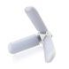 Світлодіодна лампа Fan Blade Led 45W E27 потрійна у формі вентилятора, Білий