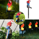 Ліхтар садовий SOLAR PARROT / Світильник для саду Папуга на сонячній батареї