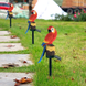 Ліхтар садовий SOLAR PARROT / Світильник для саду Папуга на сонячній батареї