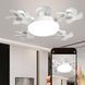 Светодиодная потолочная люстра-вентилятор AY1053 / LED лампа с вентилятором в патрон / Потолочный светильник-вентилятор 60W