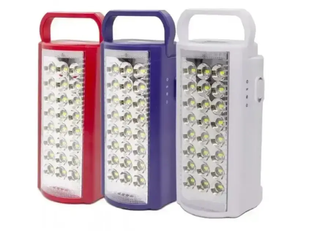 Фонарь кемпинговый переносной аварийное освещение с функцией Power bank ALFARID (Almina) DL-2424 24 LED, аккумуляторная лампа 6V 3Ah