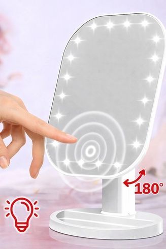 Зеркало для макияжа с LED подсветкой Cosmetie Mirror HH071 20LED