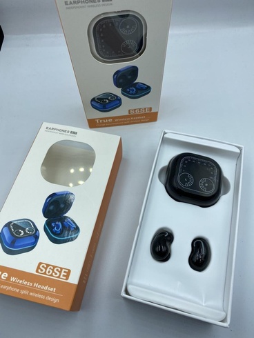 Бездротова Bluetooth-гарнітура S6SE TWS водонепроникні сенсорні стерео навушники