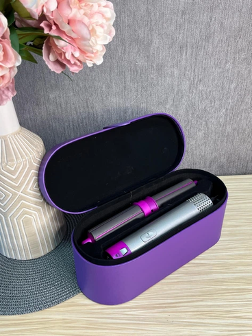 Стайлер + Коробка 5в1 HAIR BRUSH Styler для различных типов волос с функциями придания объема, выпрямления, укладки Фиолетовый