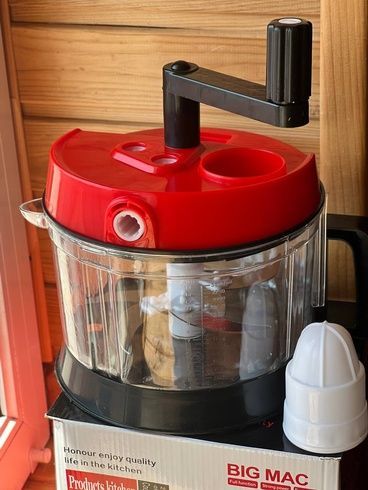 Овочерізка кухонний подрібнювач BIG MAC Hand cranked vegetable slicer AND LY-974