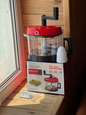 Овочерізка кухонний подрібнювач BIG MAC Hand cranked vegetable slicer AND LY-974