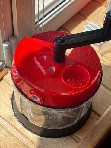Овочерізка кухонний подрібнювач BIG MAC Hand cranked vegetable slicer AND LY-974