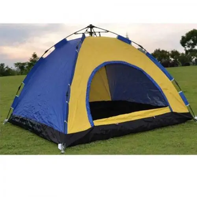 Небольшая потертость с дырочкой на палатке и дырка на чехле Туристическая палатка ZANO Orion 3A 4-х местная, ассорти