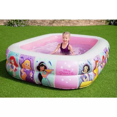 Дитячий надувний басейн з бульбашковим дном, дитячий басейн для малюків, дитячий басейн для ігор ice cream, Рожевий