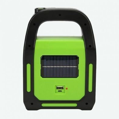Светодиодный аккумуляторный фонарь на солнечной батарее Hurry Bolt HB-9707 , Черный