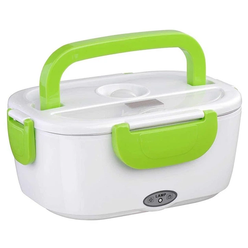 Ланчбокс с подогревом еды 220V, Electric lunch box, ланч-бокс Зеленый