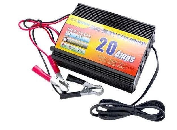 Зарядний пристрій акумулятора UKC Battery Charger 20A MA 1220A black, Черный