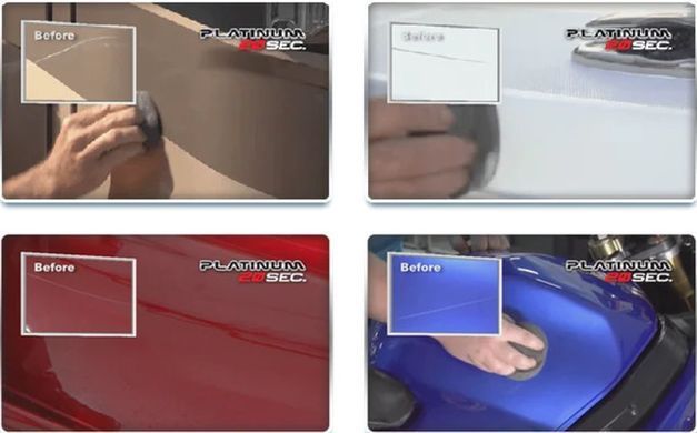 Паста для удаления царапин Platinum 20sec - полировочная паста для авто, ассорти