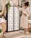 Комод дитячий пластиковий WFB006S 81x29x170 см / Широка збірна шафа-органайзер на 10 шухляд з верхньою полицею / Шафа-стелаж