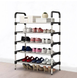 Полка для обуви металл 5 секции Shoe rack, Черный